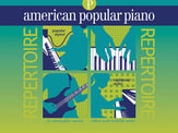 American Popular Piano piano sheet music cover